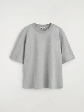 COS Oversized T-Shirt Gray Melange in XS